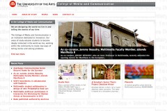 College of Media and Communication Website / Version 3