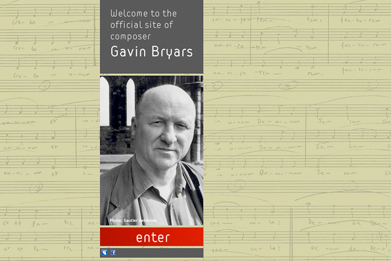 Gavin Bryars Website